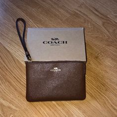 Brand New Brown Coach Wallet. Convenient And Fashionable! Coach Clutch Wallets For Gifts, Coach Brown Bag As Gift, Coach Brown Bag As A Gift, Coach Brown Bag For Gift, Coach Brown Wallet For On-the-go, Coach Brown Wallets For On-the-go, Coach Clutch Wallets For Everyday Use, Nike Half Zip, Stitch Patch