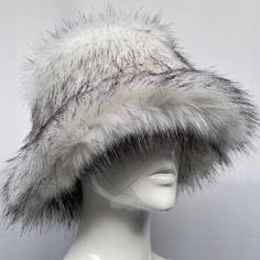 41964655902767 Faux Fur Hat With Short Brim, Faux Fur Trimmed Hat With Short Brim, Faux Fur Hats With Short Brim, Faux Fur Trim Hat With Short Brim, Fluffy Faux Fur Wide Brim Hat, White Hat With Faux Fur Lining For Winter, Short Brim Faux Fur Hats, White Winter Hat With Faux Fur Lining, White Faux Fur Winter Hat