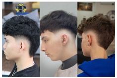 Gentleman Haircut, Swept Back Hair, Low Taper, Messy Haircut