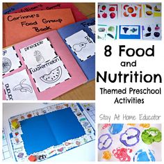 8 food and nutrition themed preschool activities