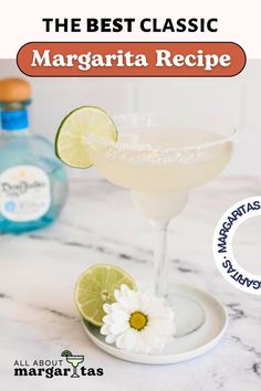 the best classic margarita recipe with lime and sugar