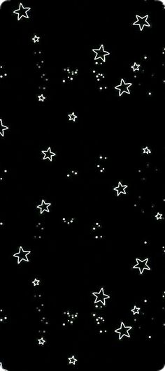 the stars are all over the black background