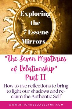 the seven mysteriouss of relatonship how to use reflections to bring light on your shadows and reclaim the authentic self