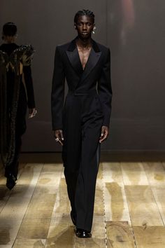 Tuxedo Jumpsuit, Fall 2023 Ready To Wear, High Fashion Men, Gala Outfit, 2023 Ready To Wear Collection, Menswear Runway, 2023 Ready To Wear, Queer Fashion, Mens Fashion Streetwear