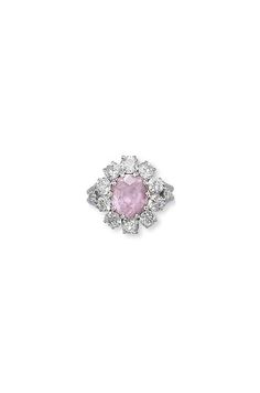 Princess Diana Ring, Diana Ring, Special Engagement Ring, Pink Sparkles, Diamond Alternatives, Floral Ring, Pink Diamond, Brilliant Diamond, Round Brilliant Cut Diamond