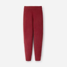 You can't tell us these aren't the comfiest bottoms ever. With a straight leg, ribbed elastic waist, and cuffs and our 100% recycled Cozy Knit, the Darianna Pant is the perfect match for self-care days and low-key weekends. | Relaxed straight leg pant. Cozy Knit – 100% Recycled Polyester. Ribbed waistband and cuffs. Encased elastic waistband. 28 1/2 inch Inseam [Size S]. Imported. | UGG® Women's Darianna Pant Cozy Knit Pants in Rubious, Size S Winter Full-length Pants With Ribbed Waistband, Cozy Relaxed Fit Bottoms With Ribbed Cuffs, Full-length Sweatpants With Ribbed Waistband For Fall, Straight Leg Loungewear Leggings With Elastic Waistband, Straight Leg Leggings With Elastic Waistband For Loungewear, Fall Loungewear Bottoms With Elastic Cuffs, Relaxed Fit Bottoms With Ribbed Cuffs For Fall, Winter Loungewear Full-length Pants, Winter Stretch Pants With Comfort Waistband