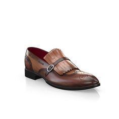 are handcrafted by individual order. Upper material is made by premium leather. Insole and lining materials - leather. Your new shoes will be handcrafted especially for you and delivered for free to your home or office in 1-2 weeks. Included option for free return and remake if the shoes do not fit.Only now all this is available at an exclusive price of $289.00.Proceed with you order now. Monk Strap Shoes With Brogue Detailing For Galas, Brown Monk Strap Shoes For Galas, Traditional Leather Loafers For Formal Occasions, Wingtip Tassel Loafers For Galas With Leather Lining, Brown Brogue Monk Strap Shoes For Galas, Slip-on Monk Strap Shoes With Brogue Detailing For Galas, Brown Wingtip Moccasins For Galas, Leather Tassel Loafers With Brogue Detailing And Pointed Toe, Leather Pointed Toe Moccasins With Brogue Detailing