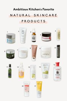 All Natural Skin Care Products, Best Natural Skin Care Products, Best Clean Skincare Products, Clean Skincare Products, Routine Weekly, Skin Care Routine For Teens, Routine Schedule, Haut Routine