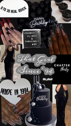 30th Birthday, inspo, mood board. Hello30, Black aesthetics, Happy Birthday 30th Birthday Trip Ideas, 30th Birthday Party Women, Dirty 30 Birthday Party, Women Party Ideas, 30th Birthday Ideas For Women