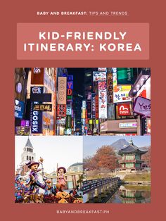 the cover of baby and breakfast tips and tricks kid - friendly itinerary korea