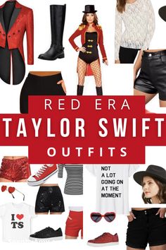 red era taylor swift outfits are featured in this ad for the brand's new campaign