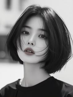 Korean Bob Haircuts: Trendy Styles for Effortless Elegance Korean Hair Trends, Korean Bob, Haircuts Trendy, Classic Bob Haircut, Traditional Hairstyle, Kpop Hair, Chin Length, Korean Hair