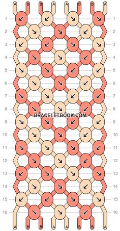 the diagram shows how to make an interlocked chain