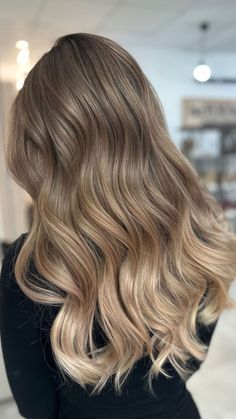 Very Light Brown Balayage, Soft Blended Balayage, Soft Ash Brown Balayage, Trending Highlights Hair Colors, Soft Summer Blonde Hair, Light Brown Blonde Balayage, Dirty Blonde Balayage Dark Roots, Cool Light Brown Hair, Summer Hair Color Balayage