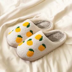 Looking for cute, cozy, warm slippers? These slippers are the comfiest shoes you'll ever wear. Providing cushion and comfort for everyday wear!  🍓Warm & Cozy: Perfect for the chilly months and keeping your feet nice and warm!   🍋Easy Wear: Closed toe and durable bottom for unlimited use.   🍒Cute Fruit Design: These shoes display a  design that adds a cute touch to any wear! Durable: Made with high quality, softest materials for everyday wear.  Nonslip, thick design allows you to wear these slippers outdoors as well! Christmas Slippers, Cartoon House, Bedroom Slippers, Japanese Sweet, Winter Slippers, Fur Slippers, Fruit Print, Fruit Pattern, Winter House