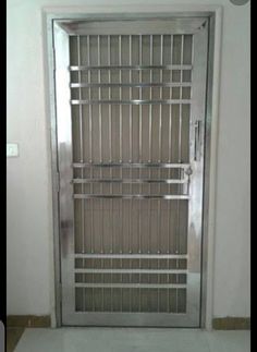 a door with bars on it and a sign that says 1014