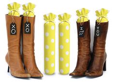 100% Cotton. Hand-made in USA. MAKE YOUR CLOSET AWESOME: That's what happens when you use My Boot Trees®. We have combined total functionality with a touch of style and a major cuteness factor. Each pair comes with tie-on wood tags for personalization. LIFETIME GUARANTEE: This means that if your pair of My Boot Trees expires early for any reason (outside of deliberate damage), WE WILL REPLACE THEM, ABSOLUTELY FREE. Yes, that's right, FOR FREE. FOR THE REST OF YOUR LIFE. We also guarantee your satisfaction, or your money back. PROTECT YOUR BOOTS FROM DAMAGE: Like most people, you probably spent a lot of money on your boots. Have you ever had your beautiful boots falling over on each other, getting piled up in the closet getting scuff marks and even worse, becoming damaged due to sagging, cr Tall Boot Storage Ideas, Closet Boot Storage, Boot Storage Ideas, Tall Boot Storage, Boot Stretcher, Boot Tree, Boot Shaper, Boot Storage, Boot Stand