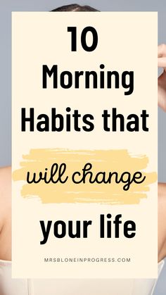 10 morning habits that will change your life. Healthy morning habits. 10 morning habits for healthy and successful life. 10 morning habits you should start. Morning habits to start to change your life.10 good habits to adopt in the morning. Morning Routine Productive, Successful Life, Morning Habits, Motivational Books