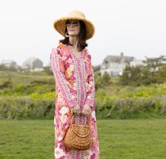 Sconset Kaftan - Quintessence Nairobi, Nantucket, V Neck