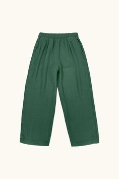 Cambria Pant | Jungmaven Hemp Clothing & Accessories - USA Made Versatile Linen Bottoms For Vacation, Solid Linen Pants For Workwear, Effortless Linen Pants With Elastic Waistband, Elegant Ankle-length Linen Wide Leg Pants, Flax Color Wide Leg Workwear Bottoms, Versatile Linen Wide Leg Pants, Flax Wide Leg Workwear Bottoms, Linen High-waisted Pants For Vacation, Flax Wide Leg Pants For Work