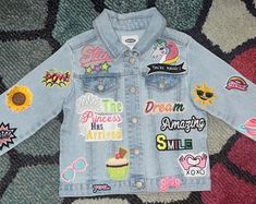 Boys Custom Denim Jackets - Etsy Denim Jackets, Gender Neutral, Jackets & Coats, Ships