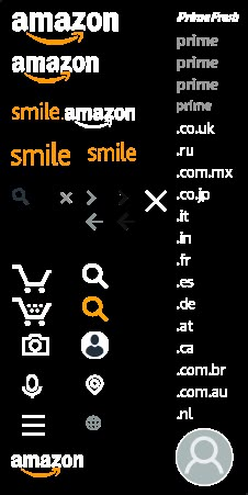 an orange and white poster with words that say smile, smile, smile, smile