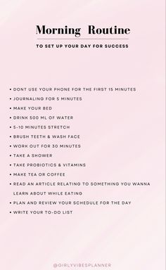 Morning Routine Schedule, Good Morning Routine, Healthy Period, Glow Getter, Facial Routines, Positive Wallpapers, Morning Morning, Healthy Morning Routine