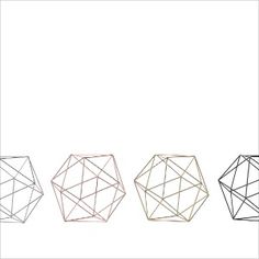 three geometric shapes are shown on a white background