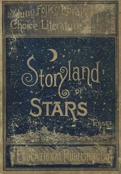 an old book with the title storyland stars written on it