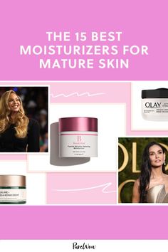 As we get older, beauty products that we once loved may no longer be our holy grail. Here, a list of 15 of the best moisturizers for mature skin according to celebrities over 40, from Reese Witherspoon to Beyoncé and Martha Stewart.