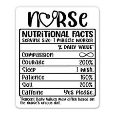 the nutritional label for horse nutrition information sticker on a white background with black lettering