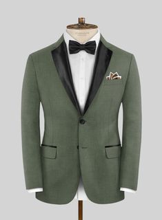 Make a game plan to achieve your goal of being stylish with a classy design that will boost your confidence. Crafted with a wool blend, our Hunter Green Tuxedo Suit has a smooth texture with a soothing and comfortable pale green shade that gives a fresh touch to your wardrobe. Meanwhile, our tuxedo suit will offer you comfort all day long, never losing your charming side. So update your suiting collection with this piece that makes your attire look like a stunning portrait.  
 
 Featuring a sati Hunter Green Tuxedo, Subtle Fashion, Brown Tweed Suit, Grey Tweed Suit, White Linen Suit, Green Velvet Jacket, Peaky Blinders Suit, Royal Blue Suit, Green Tuxedo