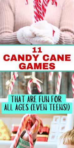 candy cane games that are fun for all ages and even teens to play in the winter