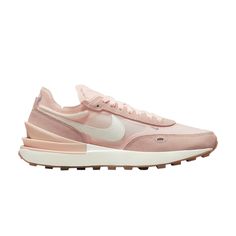 Find NIKE Wmns Waffle One 'pale Coral on Editorialist. Wmns Waffle One 'Pale Coral' Pastel Sneakers With Rubber Sole For Streetwear, Nike Pastel Sneakers For Sports, Pastel Sneakers For Spring Sports, Sporty Pastel Sneakers For Spring, Pastel Sneakers For Sports In Spring, Spring Pastel Sneakers For Sports, Nike Pastel Casual Sneakers, Nike Pastel Lace-up Sneakers, Nike Waffle One