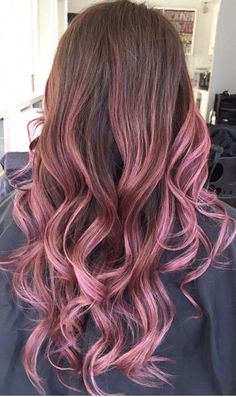 Salon Haze - Vancouver, BC, Canada. Balayage by @lorettatomhair @pink @ombre @rose Purple Balayage, Rambut Brunette, Brunette Ombre, Caramel Highlights, Hair Color Purple, Hair Color Pink, Pastel Hair, Hair Color Balayage