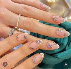 #demure #simple #elegant #nails #naturalnails Stone Nails, Taylor Swift Nails, Siren Aesthetic, Minimal Nails, Nail Style, Nails 2024, Minimalist Nails, Dream Nails