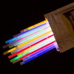 9 Inch Glow In The Dark Straws - Assorted Colors Pack of 45 - Party Glowz Glow Birthday Party, Drinking Games For Parties, Glow Birthday, Party Straws, Glow Party, Glow Sticks, Family Game Night, Our Lady, Glow Up?