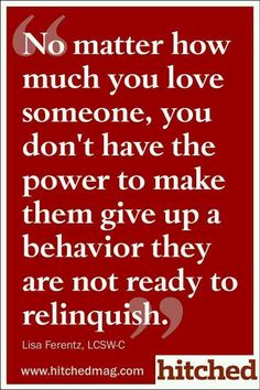 a red poster with the quote no matter how much you love someone, you don't have the power to make them give up