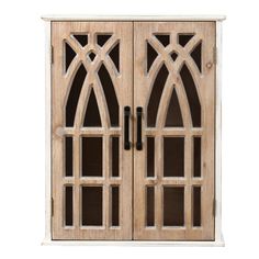 a wooden door with glass panels on the front and side doors, all made out of wood