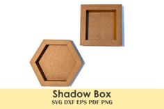 the shadow box is made from cardboard and has an open lid for it to be opened