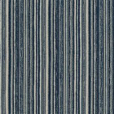 blue and white striped upholstered fabric