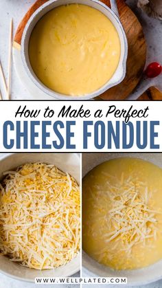 how to make a perfect cheese fondue in just one pot and two servings