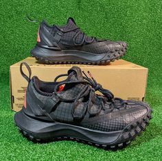 New In Box (No Lid) Nike Acg Mountain Fly Low Black Anthracite Hiking Shoes Style: Da5424 001 Size: Womens Us 5.5/ Youth Us 4/Uk 3/Eur 36 (Please Note That The Shoe Tag Will Shoe The Size Based On The Youth Size)