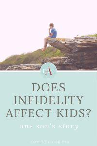 a person sitting on top of a rock with the words does inferity effect kids?