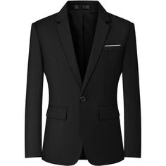 Slim Fit Blazer - Upgrade Your Wardrobe With This Mens Blazer. Notched Lapel Adds A Touch Of Classic And Sophisticated, While One-Button Closure Create A Sleek And Modern Appearance. Easy Care - This Blazer Can Dry Clean Or Hand Wash, Hand Washes Max Temperature 40c, Do Not Bleach, Iron Max 110c. Casual Blazer - Elevate Your Formal Or Casual Look With This Versatile Blazer. Great For Parties, Events, Weddings, Banquets, Graduation, Meetings, Dating, Nightclub And Fashion Wear Or Casual Use. Suit Black Blazer Men, Mens Blazers, Mens Blazer, Slim Fit Blazer, Men Suit, Slim Fit Blazers, Sports Blazer, T Shirt And Jeans, Casual Blazer