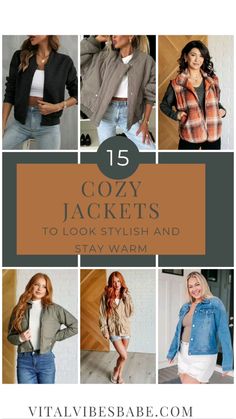 Stay chic and warm this season with 15 womens casual jacket picks perfect for layering and staying on-trend. From quilted jackets and plaid vests to classic denim and bomber styles, these jackets offer the ideal mix of comfort and style for fall and winter. Explore versatile pieces that pair well with jeans, leggings, or dresses, giving you endless outfit options. Click to find your next favorite jacket and keep cozy all season long! CozyJackets | Fall Fashion | Winter Essentials | Layered Looks | Stay Warm Style For Fall