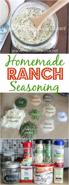 homemade ranch seasoning recipe for the holidays