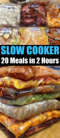 the top 10 slow cooker recipes that you can freeze