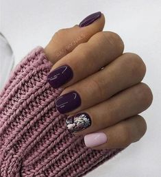 Mat Nails, Gel Pedicure, Latest Nail Designs, Solid Color Nails, Pretty Nail Designs, Nails Polish, Nails Fall