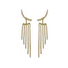 Material: Metal Fashion Element: Gang drill Style: Japan and South Korea Crystal Tassel Earrings With Rhinestone Fringe, Glamorous Gold Tassel Earrings With Rhinestones, Gold Rhinestone Tassel Dangle Earrings, Gold Tassel Dangle Earrings With Rhinestones, Gold Crystal Tassel Earrings For Evening, Gold Crystal Earrings With Rhinestone Fringe, Glamorous Gold Tassel Earrings With Rhinestone Fringe, Silver Tassel Earrings, Gold Tassel Earrings